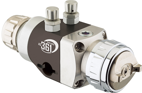 デビルビス自動スプレーガン AG-361E 琺瑯釉薬塗布用ガン