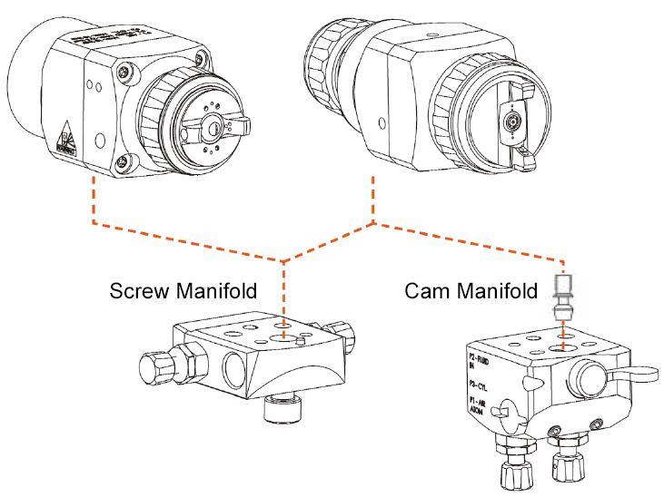 Devilbiss Auto spray gun Manifold