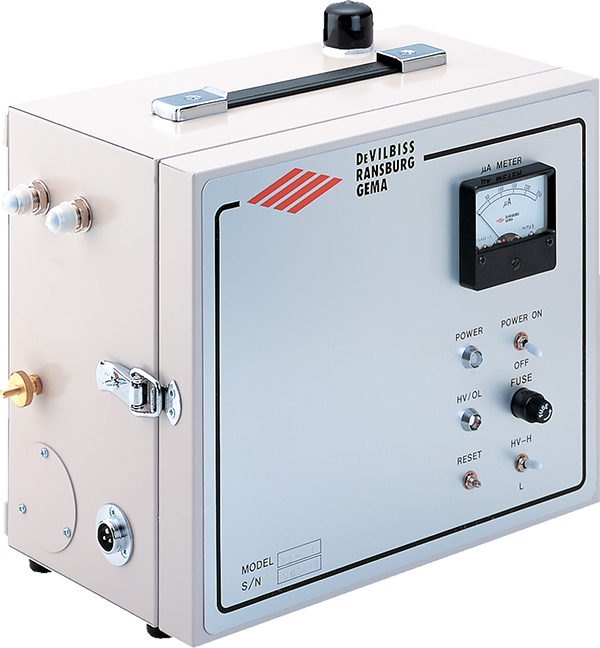 HD-21高電圧コントローラとHD-01高電圧発生器